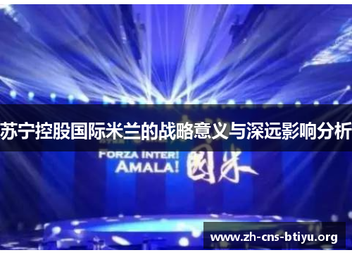 苏宁控股国际米兰的战略意义与深远影响分析